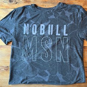 Men’s NOBULL tee (Madison) Grey floral print size S